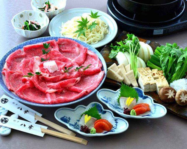 牛すき焼きコース